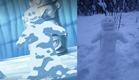 My sad attempt to recreate snow Aang from "The Siege of the North ...