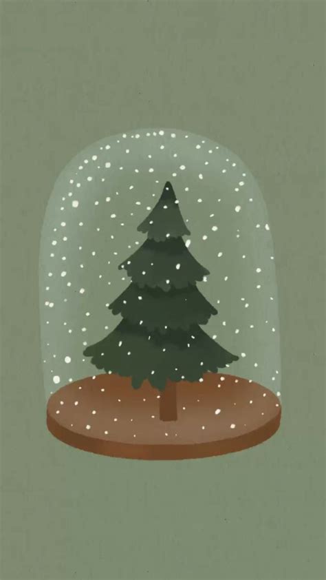 Christmas Snow Globe Drawing