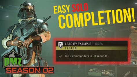 Easy Solo Lead By Example Mission Completion For Legion Call Of Duty Warzone 2 0 Dmz Season 2