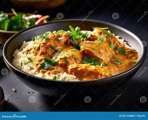 Chicken Korma Stock Illustration Illustration Of Fried 281164888