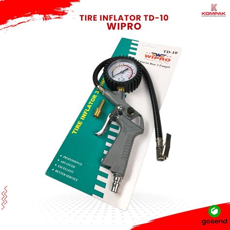 Jual Pengisi Angin Ban Plus Meteran Tire Inflator 3 Function WIPRO TD