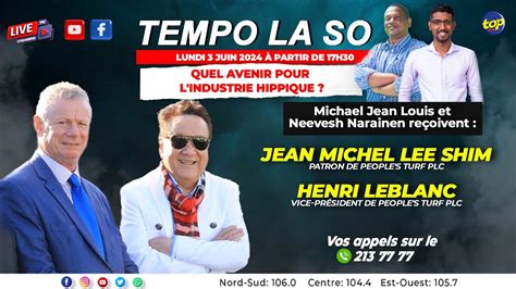 Tempo la so Michael Jean Louis et Neevesh Narainen reçoivent Jean