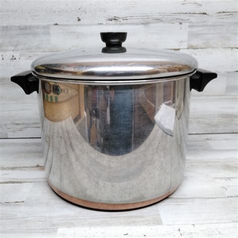 Revere Ware 12 Qt Stock Pot Etsy