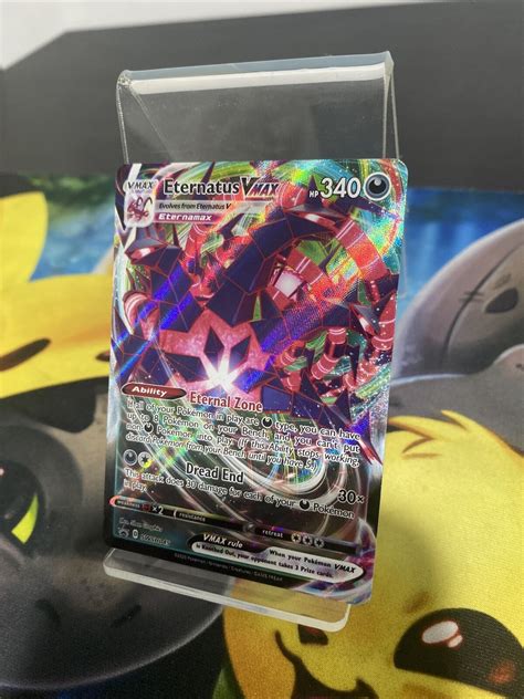 Mavin Eternatus Vmax Swsh Nm Full Art Promo Rare Pokemon Card