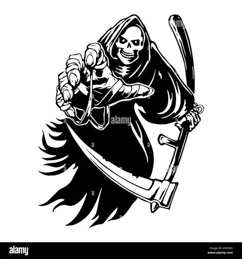 Grim Reaper Illustration Hi Res Stock Photography And Images Alamy