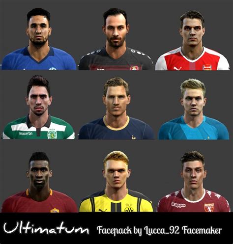 FB PES 2013 Ultimatum Face Pack By Lucca 92 Facemaker