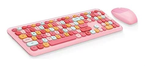 Combo Inal Mbrico Teclado Y Mouse Mofii G Rosa Cuotas Sin Inter S