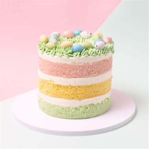 Easter Egg Pastel Naked Cake Cake Social
