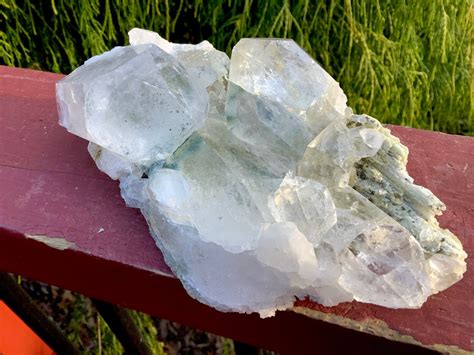 Himalayan Nirvana Glacial Clear Ice Quartz Oz Cluster Etsy