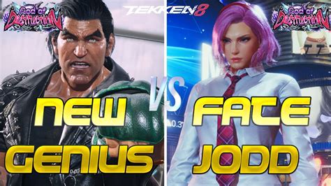 Tekken 8 FATE JODD Rank 1 Nina Vs NEW GENIUS Rank 6 Paul Ranked