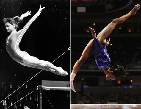 In Celebration Of Gymnastics Then And Now