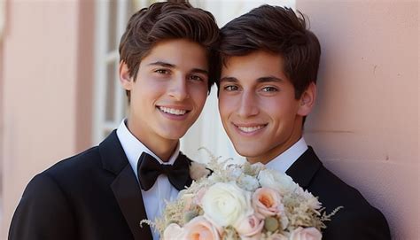 Premium Photo The Wedding Of Two Gay Men