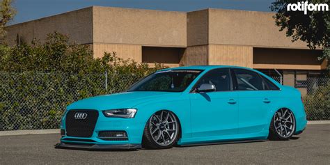 Go Blue With This Audi S On Rotiform Rims