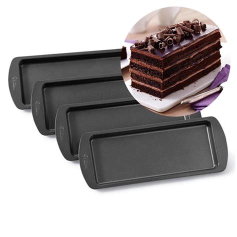 Set De 4 Moldes Rectangulares Ideales Para Hacer Las 4 Capas De Un