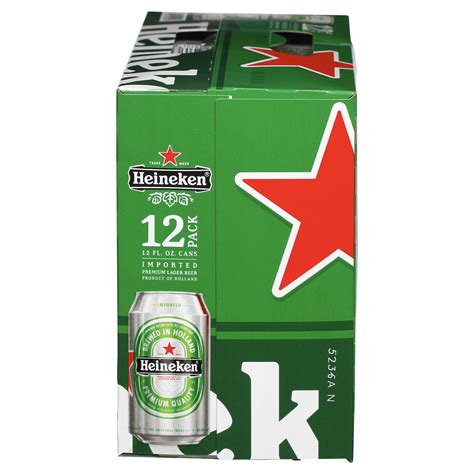 Heineken Original Lager Beer 12 Pack 12 Fl Oz Cans 144 Fl Oz Shipt