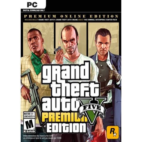(ROCKSTAR SOCIAL CLUB) Grand Theft Auto V 5 (GTA 5): Premium Online ...