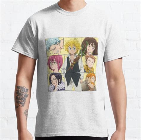 The Seven Deadly Sins T Shirts Nanatsu No Taizai Classic T Shirt