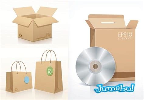 Cajas De Cart N En Vectores Mock Up Jumabu