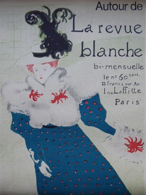 Henri Detouluse Lautrec Autour De La Revue Blanche Plakat Antique