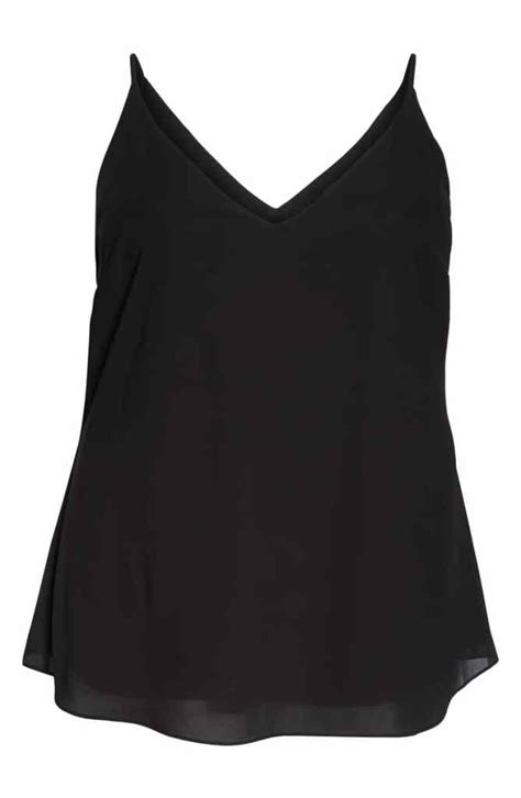 City Chic Double Layered V Neck Camisole Top Comes In Sizes 14 26