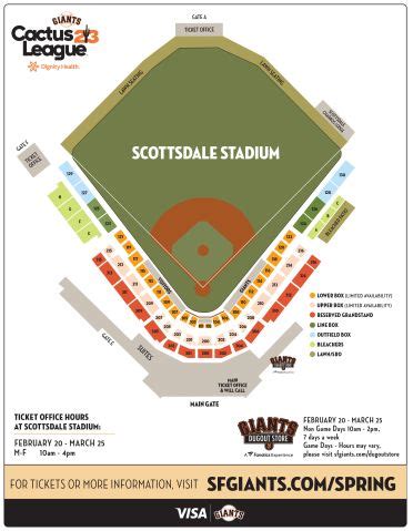 Giants Spring Training Seating Chart San Francisco Giants