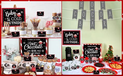 Hot Cocoa Bar Kit Hot Cocoa Bar Banner Hot Chocolate Bar