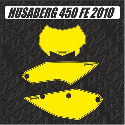 Fonds De Plaques Husaberg 450 FE 2010