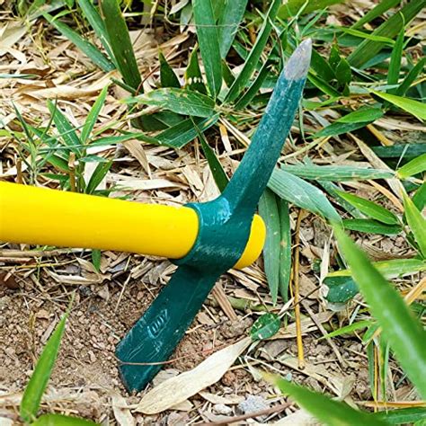 ZEONHEI Pick Mattock Hoe Heavy Duty Gardening Hand Pick With 15 Inch