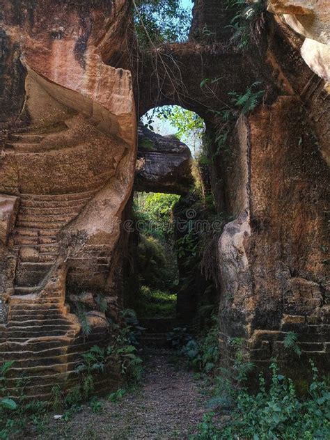 Bukit Kapur Arosbaya Nature Manually Hand Carved Cave In Mining