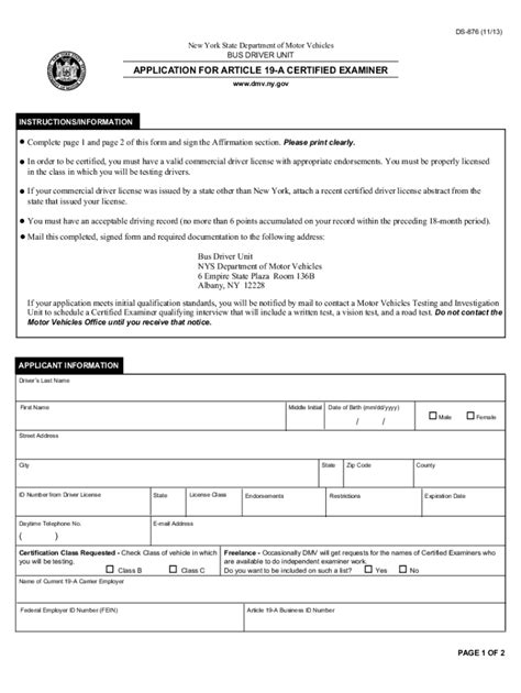 Fillable Online Dmv Bus Driver Unit Fill And Sign Printable Template