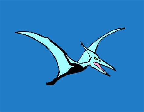 Dibujo de Pterodáctilo pintado por en Dibujos net el día 15 07 16 a las