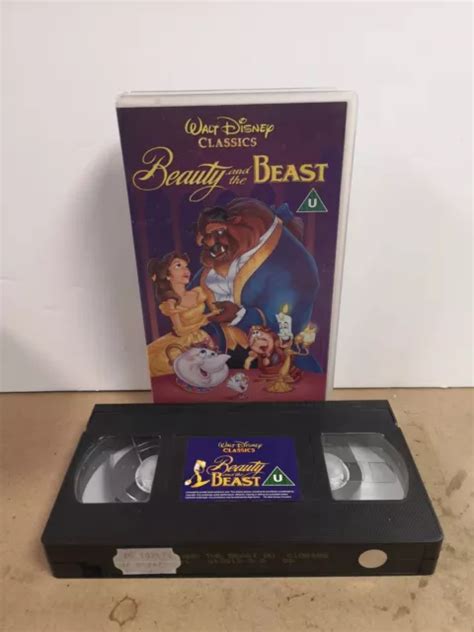 Walt Disney Classics Beauty And The Beast Vhs Video Pal Video