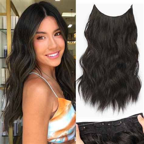 Amazon Kookastyle Invisible Wire Hair Extensions With Transparent