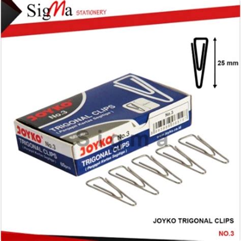 Jual Klip Kertas Paper Clip Joyko No Pcs Pack Kecil Shopee