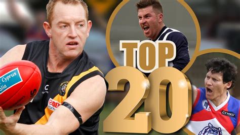 Northern Football League Greatest 20 Players Since 2000 Dvfl Herald Sun