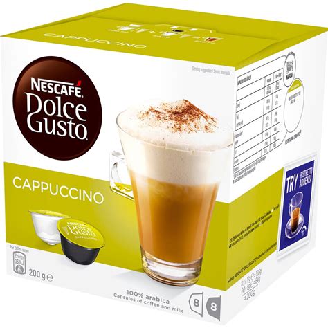 Dolce Gusto Coffee Capsules Cappuccino 16 Pack | Woolworths