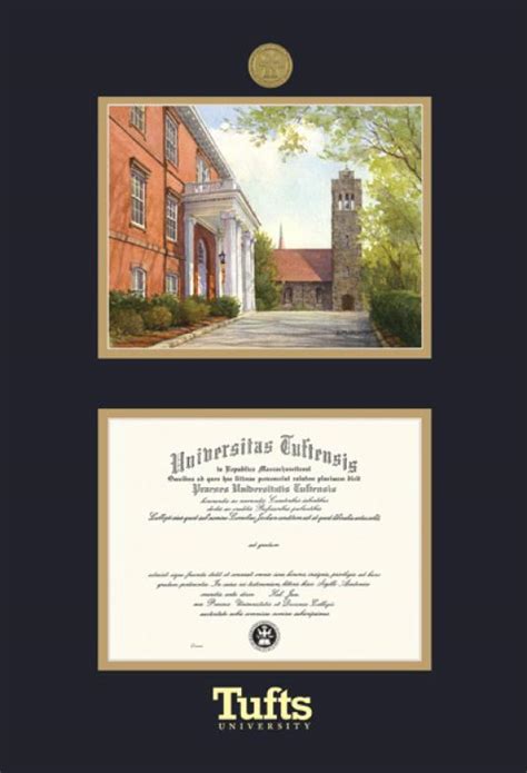 Custom Diploma Frames And Certificate Frames Framing Success Tufts U