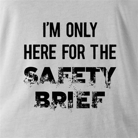 The Safety Brief T Shirt Military Veteran Force Wear