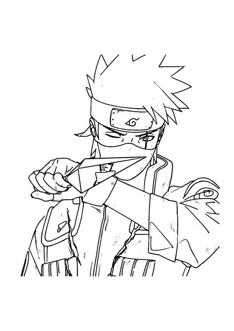 Total 116 Imagem Desenhos Para Colorir Kakashi Vn