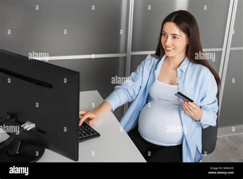 pregnant woman shopping  expectant mother buying goods