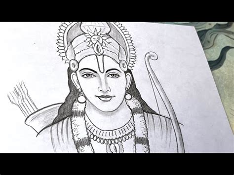 How To Draw Shri Ram Drawing Ram Easy Drawing Lord