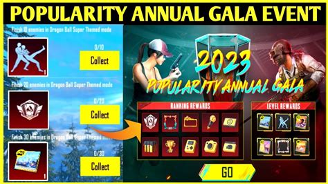 Popularity Annual Gala New Event In Pubg Mobile Get Mythic Partner