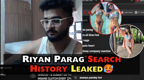 Riyan Parag Leaked YouTube History Ananya Pandey Hot Sara Ali