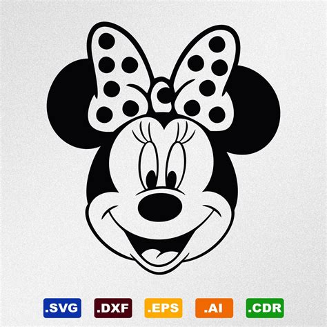 Minnie Mouse Svg Design