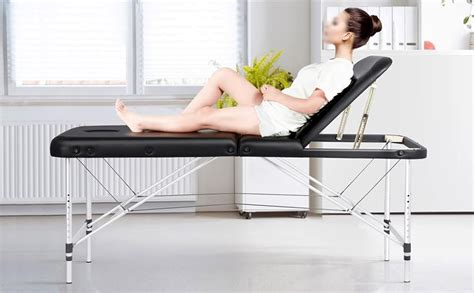 Abician Table De Massage Pliante En 3 Sections Lit Cosmétique En