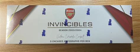 2024 Topps Arsenal Invincibles Soccer 0304阿森纳不可战胜高端队盒 不败赛季队盒 单盒5张 原封砖