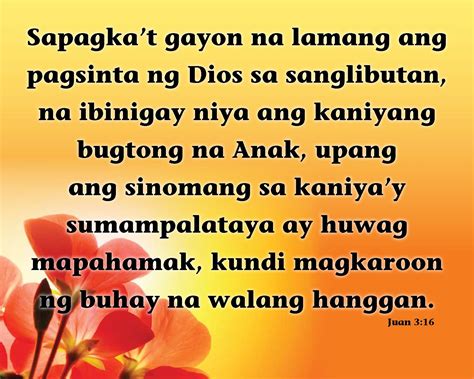 John 3:16 Tagalog – International Bible House