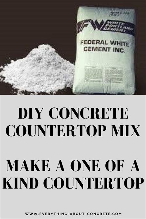 Diy Concrete Countertop Mix Concrete Countertop Mix Concrete Diy