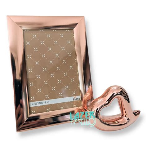 Porta Retrato Rose Gold