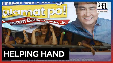 Sen Revilla Offers Cash Aid To Mayon Evacuees Video Dailymotion